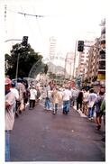 Marcha Sem Terra contra a prisão de 6 trabalhadores (São Paulo-SP, mar. 2000) [fotografia] / Fotógrafo(a) : Joaquim Duarte. -- Ref.: BR-SPMST_MST-SN-CIN_AMP_001426-011550-MAC.