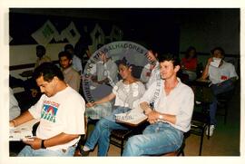 Reunião da Coordenação Nacional (São Paulo (Estado), jan. 1997) [fotografia] / Fotógrafo(a) : Douglas Mansur. -- Ref.: BR-SPMST_MST-SN-CIN_AMP_000944-007428-ENC.