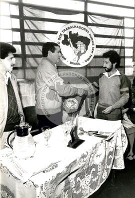 Recepção Embaixador da Nicaragua (Nicarágua, jun. 1988) [fotografia] / Fotógrafo(a) : Arquivo MST. -- Ref.: BR-SPMST_MST-SN-CIN_AMP_001054-008547-RIT.