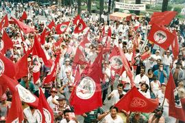 Encontro Estadual (Agudos-SP, mar. 1992) [fotografia] / Fotógrafo(a) : Douglas Mansur. -- Ref.: BR-SPMST_MST-SN-CIN_AMP_000941-007410-ENC.