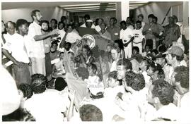 José Rainha Jr. (Brasil, [sem data]) [fotografia] / Fotógrafo(a) : Arquivo MST ; Bernado Magalhães ; Celso Maldes ; Delfim Vieira ; Douglas Mansur ; Eni Nantes da Cruz ; Luis Filho ; Juan Pezzuto ; Sérgio Cardoso. -- Ref.: BR-SPMST_MST-SN-CIN_AMP_001280-010678-LID.