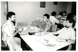 Reunião da Coordenação Nacional, 10o (São Paulo (Estado), out. 1985) [fotografia] / Fotógrafo(a) : Douglas Mansur. -- Ref.: BR-SPMST_MST-SN-CIN_AMP_000937-007399-ENC.