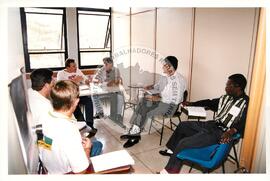 Curso de Formação Latino Americano de Organizações Camponesas, 1o (Cajamar-SP, 02 nov. 1998) [fotografia] / Fotógrafo(a) : Douglas Mansur. -- Ref.: BR-SPMST_MST-SN-CIN_AMP_001146-009636-RIT.