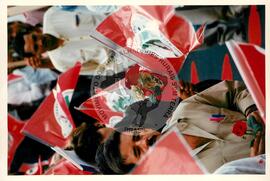 Mobilização (São Paulo-SP, 17 abr. 1988) [fotografia] / Fotógrafo(a) : Douglas Mansur. -- Ref.: BR-SPMST_MST-SN-CIN_AMP_000372-001840-AMT.