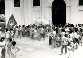 Manifestação (Cametá-PA, 25 jul. 1988) [fotografia] / Fotógrafo(a) : Arquivo MST. -- Ref.: BR-SPMST_MST-SN-CIN_AMP_000421-002498-AMT.