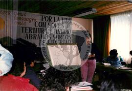 Encontro Latino Americano de Mulheres Campesinas e Indigenas (Colômbia, 28 nov. 1998) [fotografia] / Fotógrafo(a) : Vanderlita. -- Ref.: BR-SPMST_MST-SN-CIN_AMP_001102-009083-RIT.