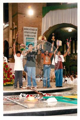 Ato contra a ALCA Grito dos Excluídos (São Paulo (Estado), 07 set. 2002) [fotografia] / Fotógrafo(a) : Douglas Mansur. -- Ref.: BR-SPMST_MST-SN-CIN_AMP_000400-002307-AMT.