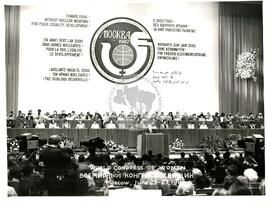 Congresso Mundial de Mulheres (Rússia, jul. 1990) [fotografia] / Fotógrafo(a) : Arquivo MST. -- Ref.: BR-SPMST_MST-SN-CIN_AMP_001163-010189-RIT.