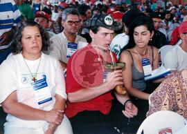 Chegada da Marcha Popular à Brasília (Brasília-DF, 07 out. 1999) [fotografia] / Fotógrafo(a) : Douglas Mansur. -- Ref.: BR-SPMST_MST-SN-CIN_AMP_001399-011174-MAC.