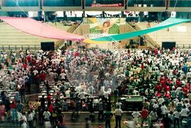 Encontro de Jovens do MST, na Ucicamp, 3o (Campinas-SP, 14 fev. 2001) [fotografia] / Fotógrafo(a) : Paulo Augusto. -- Ref.: BR-SPMST_MST-SN-CIN_AMP_000901-006614-ENJ.