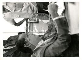 Nelson Ribeiro [Brasil, Ministério da Reforma Agrária, Ministro] (Brasil, [sem data]) [fotografia] / Fotógrafo(a) : Eduardo Tavares ; Cogecom ; Eni Nantes ; Railda Herrero. -- Ref.: BR-SPMST_MST-SN-CIN_AMP_001653-012532-PER.