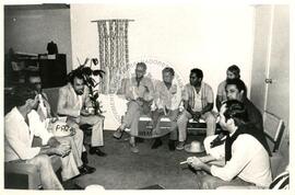 Reunião dos canavieiros ligados ao PACAL/ Lavradores do MST assistem reunião da Comissão Pró-Participação na Constituição (Distrito Federal (Brasil), jul. 1985) [fotografia] / Fotógrafo(a) : Arquivo MST ; Robson Martins. -- Ref.: BR-SPMST_MST-SN-CIN_AMP_000621-003505-ARV.