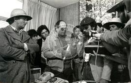 600 trabalhadores ocupam o prédio do INCRA (Porto Alegre-RS, 28 jul. 1986) [fotografia] / Fotógrafo(a) : Denise Neumann ; Karine Emerich. -- Ref.: BR-SPMST_MST-SN-CIN_AMP_001840-014029-OCU.
