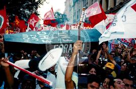 Manifestação (São Paulo-SP, [sem data]) [fotografia] / Fotógrafo(a) : Arquivo MST. -- Ref.: BR-SPMST_MST-SN-CIN_AMP_000410-002372-AMT.