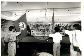 Encontro Nacional, 7o (Salvador-BA, dez. 1992) [fotografia] / Fotógrafo(a) : Douglas Mansur. -- Ref.: BR-SPMST_MST-SN-CIN_AMP_000994-007782-ENC.