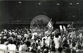Congresso Nacional da CUT (CONCUT), 2o (Rio Grande do Sul, jul. 1986) [fotografia] / Fotógrafo(a) : Regina Vilela ; Sérgio C. Canova ; Milton Soares. -- Ref.: BR-SPMST_MST-SN-CIN_AMP_000741-004862-CSS.