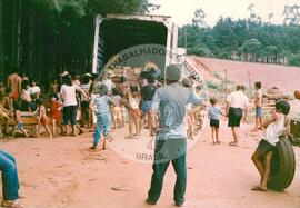 Acampamento "Cruz Alta"do MST (Rio Grande do Sul, jul. 1992) [fotografia] / Fotógrafo(a) : Arquivo MST. -- Ref.: BR-SPMST_MST-SN-CIN_AMP_000089-000708-ACP.