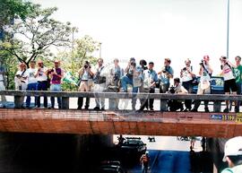 Chegada da Marcha Popular à Brasília (Brasília-DF, 07 out. 1999) [fotografia] / Fotógrafo(a) : Douglas Mansur. -- Ref.: BR-SPMST_MST-SN-CIN_AMP_001399-011141-MAC.