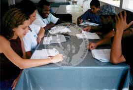 Assembleia Estadual da Reforma Agrária, 1a (Espírito Santo, [sem data]) [fotografia] / Fotógrafo(a) : Arquivo MST. -- Ref.: BR-SPMST_MST-SN-CIN_AMP_000116-000803-ACS.