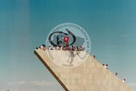 Congresso Nacional do MST, 3o (Distrito Federal (Brasil), 25 jul. 1995) [fotografia] / Fotógrafo(a) : Douglas Mansur ; Débora Lerrer. -- Ref.: BR-SPMST_MST-SN-CIN_AMP_000708-004371-CGR.