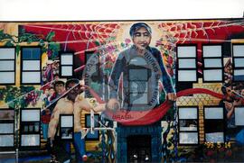 Painel César Chaves (São Francisco (EUA), [sem data]) [fotografia] / Fotógrafo(a) : Arquivo MST. -- Ref.: BR-SPMST_MST-SN-CIN_AMP_001064-008617-RIT.