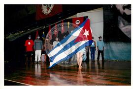 Encontro de Jovens do MST, na Ucicamp, 3o (Campinas-SP, 14 fev. 2001) [fotografia] / Fotógrafo(a) : Douglas Mansur. -- Ref.: BR-SPMST_MST-SN-CIN_AMP_000906-006895-ENJ.