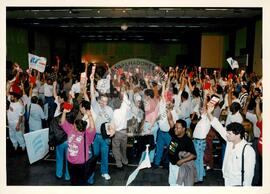 Congresso Nacional dos Metalurgicos da CUT, 4o (São Paulo (Estado), 05 jun. 1998) [fotografia] / Fotógrafo(a) : Douglas Mansur. -- Ref.: BR-SPMST_MST-SN-CIN_AMP_000755-004951-CSS.