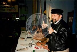 Vigília pela Reforma Agrária no Sindicato dos Metalúrgicos (São Bernardo do Campo-SP, 25 abr. 1992) [fotografia] / Fotógrafo(a) : Arquivo MST. -- Ref.: BR-SPMST_MST-SN-CIN_AMP_000382-002001-AMT.