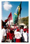 Mobilização no 1º de Maio (São Paulo (Estado), 01 mai. 1999) [fotografia] / Fotógrafo(a) : Douglas Mansur. -- Ref.: BR-SPMST_MST-SN-CIN_AMP_000394-002168-AMT.