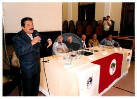 Ato de apoio ao MST na UFRJ (Rio de Janeiro (Estado), [sem data]) [fotografia] / Fotógrafo(a) : André Teles. -- Ref.: BR-SPMST_MST-SN-CIN_AMP_000558-003105-AMT.