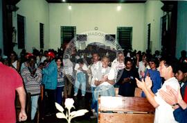 Acampamento "Nova Canudos" do MST (Porto Feliz-SP, fev. 1999) [fotografia] / Fotógrafo(a) : Douglas Mansur. -- Ref.: BR-SPMST_MST-SN-CIN_AMP_000047-000340-ACP.