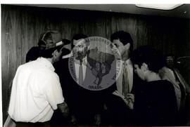 Audiência com o presidente Fernando Henrique Cardoso (Distrito Federal (Brasil), mai. 1995) [fotografia] / Fotógrafo(a) : Douglas Mansur. -- Ref.: BR-SPMST_MST-SN-CIN_AMP_000632-003600-ARV.