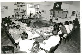 Curso de Professores no Centro de Formação Roseli Nunes (São Paulo (Estado), mar. 1996) [fotografia] / Fotógrafo(a) : Douglas Mansur. -- Ref.: BR-SPMST_MST-SN-CIN_AMP_000853-005645-CUR.
