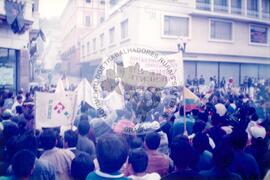 Congresso FENOCI (Equador, 1997) [fotografia] / Fotógrafo(a) : Arquivo MST. -- Ref.: BR-SPMST_MST-SN-CIN_AMP_001076-008708-RIT.