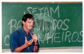 Gilmar Mauro (Brasil, [sem data]) [fotografia] / Fotógrafo(a) : Arquivo MST ; João Laet ; João Zinclar ; Luciney Martins. -- Ref.: BR-SPMST_MST-SN-CIN_AMP_001234-010423-LID.
