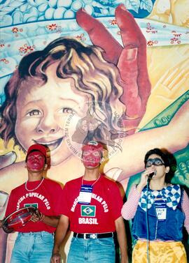 Chegada da Marcha Popular à Brasília (Brasília-DF, 07 out. 1999) [fotografia] / Fotógrafo(a) : Douglas Mansur. -- Ref.: BR-SPMST_MST-SN-CIN_AMP_001395-010942-MAC.