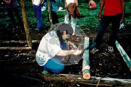 Acampamento "Nova Canudos" do MST (Porto Feliz-SP, fev. 1999) [fotografia] / Fotógrafo(a) : Douglas Mansur. -- Ref.: BR-SPMST_MST-SN-CIN_AMP_000047-000292-ACP.