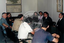 Embaixada brasileira no julgamento de José Rainha (Argentina, 1999) [fotografia] / Fotógrafo(a) : Carlos Calvo. -- Ref.: BR-SPMST_MST-SN-CIN_AMP_001091-008811-RIT.