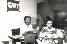 Reinaldo Lopes Marines e Armando Dalas Costa (Mato Grosso do Sul, [sem data]) [fotografia] / Fotógrafo(a) : Regina Vilela. -- Ref.: BR-SPMST_MST-SN-CIN_AMP_000788-005072-CSS.