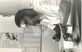 Luís Inácio Lula da Silva (Brasil, [sem data]) [fotografia] / Fotógrafo(a) : Arquivo MST ; Carlos Carvalho ; Clóvis Ferreira ; Douglas Mansur ; Olivio Lamas ; Volnei Malfoy ; Regina Vilela ; Folha Imagem ; . -- Ref.: BR-SPMST_MST-SN-CIN_AMP_001623-012313-PER.