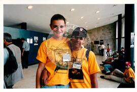 Tribunal Internacional dos Crimes do Latifúndio e da Política Governamental de Violação dos Direitos Humanos (Curitiba-PR, 02 mai. 2001) [fotografia] / Fotógrafo(a) : Douglas Mansur. -- Ref.: BR-SPMST_MST-SN-CIN_AMP_000134-000968-ACS.