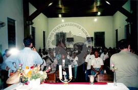 Acampamento "Nova Canudos" do MST (Porto Feliz-SP, fev. 1999) [fotografia] / Fotógrafo(a) : Douglas Mansur. -- Ref.: BR-SPMST_MST-SN-CIN_AMP_000047-000363-ACP.