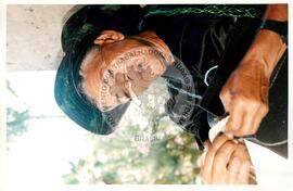 Semana Nacional de Cultura Brasileira e Reforma Agrária (Rio de Janeiro-RJ, 18 mar. 2002) [fotografia] / Fotógrafo(a) : João Laet. -- Ref.: BR-SPMST_MST-SN-CIN_AMP_001818-013460-NDT.