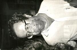 Francisco Correa Weffort [PT, membro do Diretório Nacional] (Brasil, 31 mai. 1986) [fotografia] / Fotógrafo(a) : Sérgio C. Canova. -- Ref.: BR-SPMST_MST-SN-CIN_AMP_001530-011995-PER.