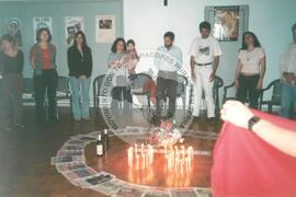 Curso de Relações Internacionais no Centro de Formação Roseli Nunes (São Paulo (Estado), set. 2001) [fotografia] / Fotógrafo(a) : Arquivo MST. -- Ref.: BR-SPMST_MST-SN-CIN_AMP_000856-005676-CUR.