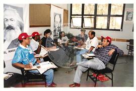 Curso de Formação Latino Americano de Organizações Camponesas, 1o (Cajamar-SP, 02 nov. 1998) [fotografia] / Fotógrafo(a) : Douglas Mansur. -- Ref.: BR-SPMST_MST-SN-CIN_AMP_001146-009658-RIT.