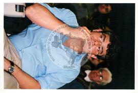 Lançamento da Agenda Latino Americana [com presença de] Sérgio Yahni (Mato Grosso do Sul, 27 set. 2002) [fotografia] / Fotógrafo(a) : Douglas Mansur. -- Ref.: BR-SPMST_MST-SN-CIN_AMP_001703-012710-PER.