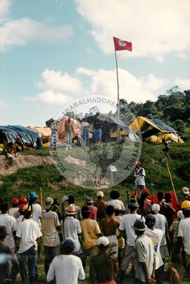 Ocupação Fazenda Sete Brejos (Indiaroba-SE, set. 1996) [fotografia] / Fotógrafo(a) : Verinha Villar. -- Ref.: BR-SPMST_MST-SN-CIN_AMP_001902-014237-OCU.