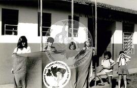 Escola em assentamento (Santa Catarina, 1997) [fotografia] / Fotógrafo(a) : Arquivo MST. -- Ref.: BR-SPMST_MST-SN-CIN_AMP_000887-006221-EDU.