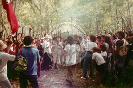 Acampamento "Fazenda São Joaquim" do MST (Ceará, 28 abr. 1992) [fotografia] / Fotógrafo(a) : Teresinha ; Arquivo MST. -- Ref.: BR-SPMST_MST-SN-CIN_AMP_000062-000574-ACP.